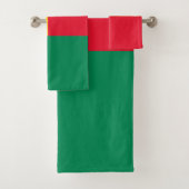 Patriotic Benin Flag Badhandtuch Set (Insitu)
