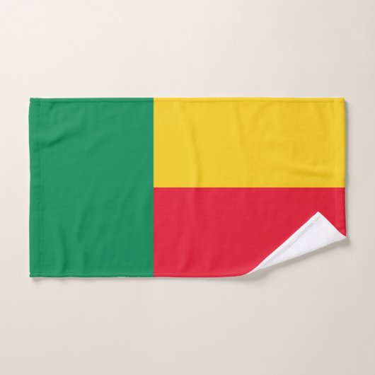 Patriotic Benin Flag Badhandtuch Set (Handtuch)