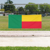 Patriotic Benin Flag Banner (Insitu)