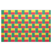 Patriotic Benin Flag Fabric Stoff (Fat Quarter (45,7 x 55,9 cm))