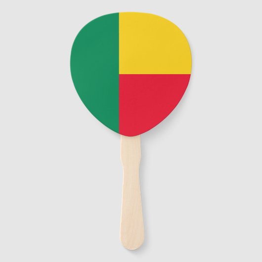 Patriotic Benin Flag Fächer (Vorderseite)