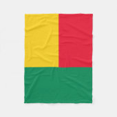 Patriotic Benin Flag Fleecedecke (Vorderseite)