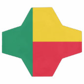 Patriotic Benin Flag Fußball (Flach)