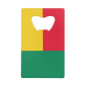 Patriotic Benin Flag Geldbeutel Flaschenöffner (Rückseite)