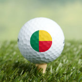 Patriotic Benin Flag Golfball (Insitu T-Shirt)