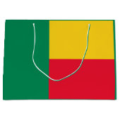 Patriotic Benin Flag Große Geschenktüte (Vorderseite)