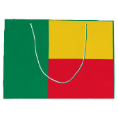 Patriotic Benin Flag Große Geschenktüte (Rückseite)
