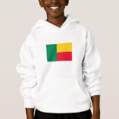 Patriotic Benin Flag Hoodie (Vorderseite)