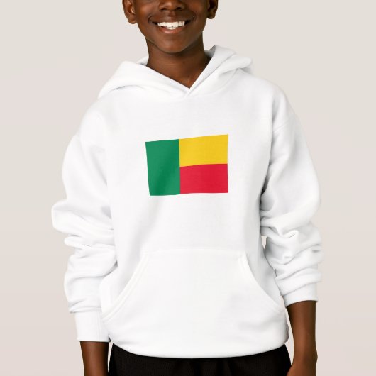 Patriotic Benin Flag Hoodie (Vorderseite)