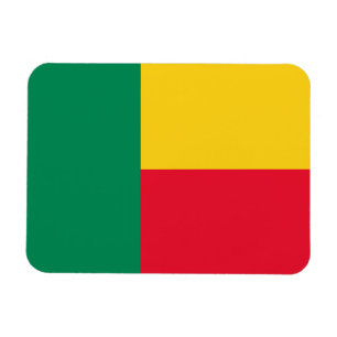 Patriotic Benin Flag Magnet