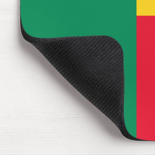 Patriotic Benin Flag Mousepad (Ecke)