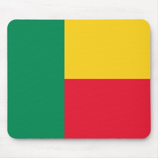 Patriotic Benin Flag Mousepad (Vorne)