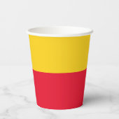 Patriotic Benin Flag Pappbecher (Rückseite)