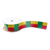 Patriotic Benin Flag Satinband (Spule)