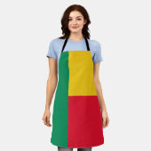 Patriotic Benin Flag Schürze (Getragen)