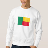 Patriotic Benin Flag Sweatshirt (Vorderseite)