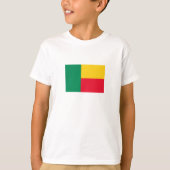 Patriotic Benin Flag T-Shirt (Vorderseite)
