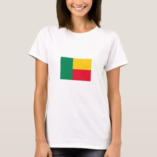 Patriotic Benin Flag T-Shirt (Vorderseite)