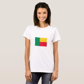 Patriotic Benin Flag T-Shirt (Vorne ganz)