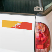 Patriotic Bhutan Flag Autoaufkleber (Auf Lkw)