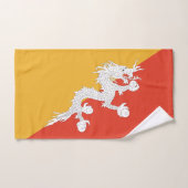 Patriotic Bhutan Flag Badhandtuch Set (Handtuch)