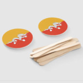 Patriotic Bhutan Flag Fächer (Non-assembled)