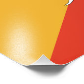 Patriotic Bhutan Flag Fotodruck (Ecke)