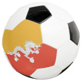 Patriotic Bhutan Flag Fußball (Dreiviertel)