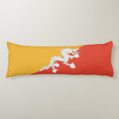 Patriotic Bhutan Flag Seitenschläferkissen (Vorderseite)