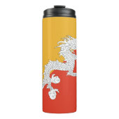 Patriotic Bhutan Flag Thermosbecher (Vorderseite)