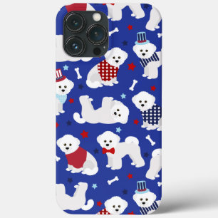 Patriotic Bichon Frise Case-Mate iPhone Case