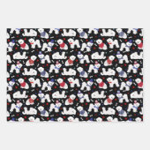 Patriotic Bichon Frise Geschenkpapier Set (Vorderseite 3)
