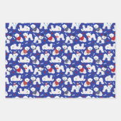 Patriotic Bichon Frise Geschenkpapier Set (Vorderseite 2)
