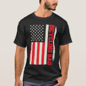 Patriotic Bicycle Cyclist Bicycling Cycling Bicycl T-Shirt (Vorderseite)
