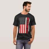 Patriotic Bicycle Cyclist Bicycling Cycling Bicycl T-Shirt (Vorne ganz)