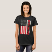 Patriotic Bicycle Cyclist Bicycling Cycling Bicycl T-Shirt (Vorne ganz)