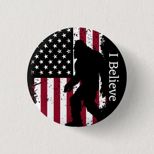 Patriotic Bigfoot Button (Vorderseite)