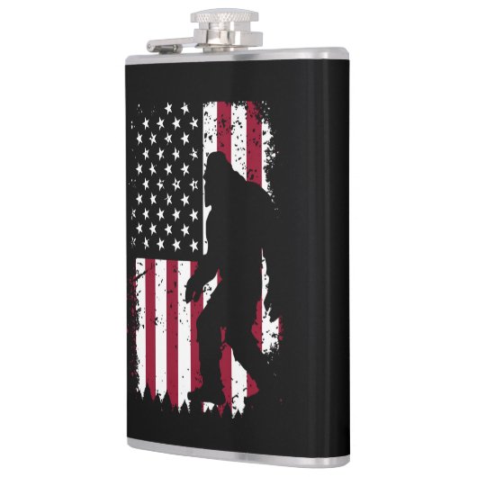 Patriotic Bigfoot Flachmann (Links)