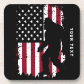 Patriotic Bigfoot Getränkeuntersetzer (Vorderseite)
