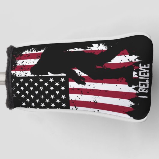 Patriotic Bigfoot Golf Headcover (Vorderseite)
