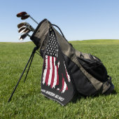 Patriotic Bigfoot Golfhandtuch (Gras)