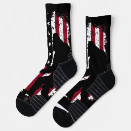 Patriotic Bigfoot Socken