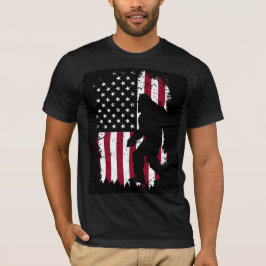 Patriotic Bigfoot T-Shirt