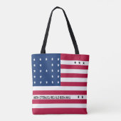 Patriotic Bikini Atoll Flag Toag Tasche (Rückseite)