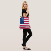 Patriotic Bikini Atoll Flag Toag Tasche (Am Model)