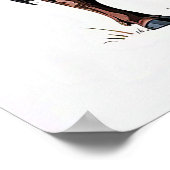 Patriotic Bison Poster (Ecke)