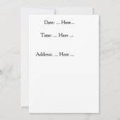 Patriotic Black Labrador Puppy Invitation | Einladung (Rückseite)