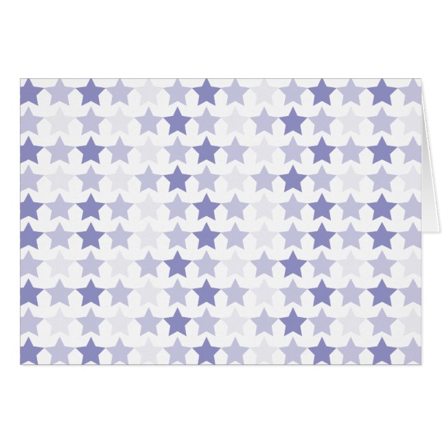 Patriotic Blue Ombre Stars (Vorderseite (Horizontal))