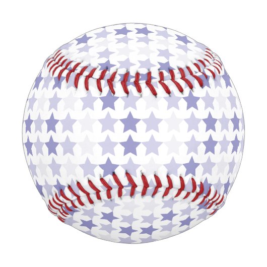 Patriotic Blue Ombre Stars Baseball (Vorderseite)