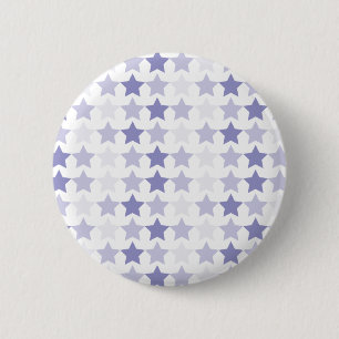 Patriotic Blue Ombre Stars Button